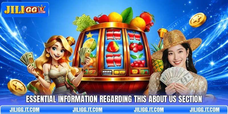 Essential information regarding this about us section Essential information regarding this about us section