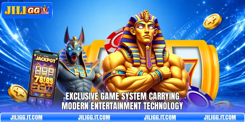 Exclusive game system carrying modern entertainment technology