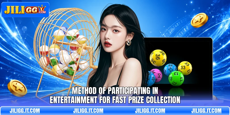 Method of participating in entertainment for fast prize collection Method of participating in entertainment for fast prize collection