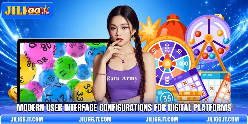 Modern user interface configurations for digital platforms Modern user interface configurations for digital platforms